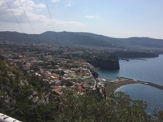 Amalfi Coast landscape view