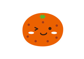 みかん　キャラクター　線なし