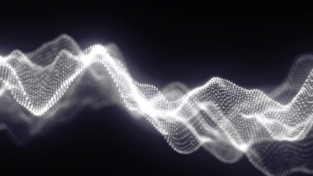 Modern sifi technical waveform