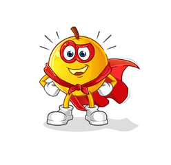 langsat fruit heroes vector. cartoon character