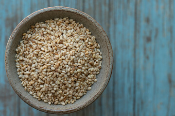 Toasted Seeds in a Bowl