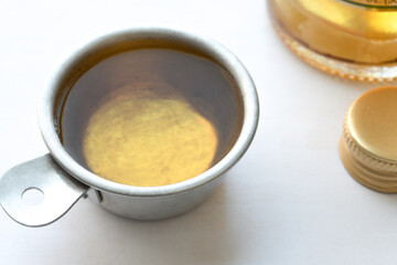 White Wine Vinegar in a Measuring Cup