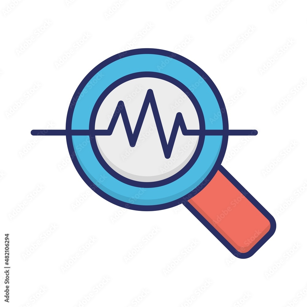 Poster this search icon is made with a colour filled style that is very suitable to be used as your graphic