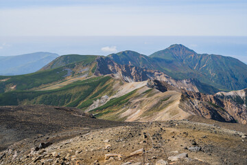 秋の十勝岳登山 (日本 - 北海道 - 登山)