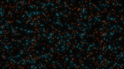 Abstract Small Square lined up a lot is a Digital Circuit Background