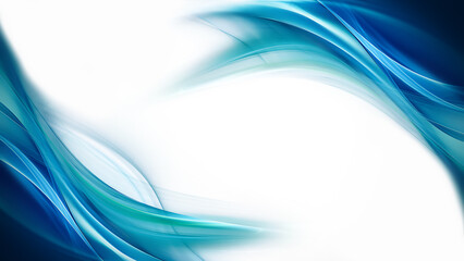 Abstract Background with Blue Waves