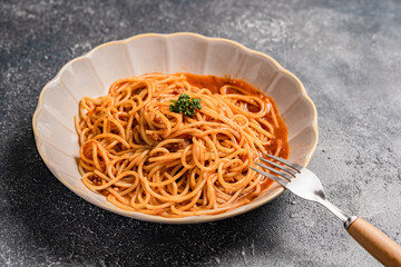 イタリアンパスタのボロネーゼ