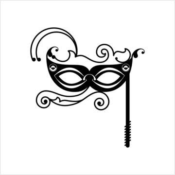 recommend clip art: Carnival, Masquerade Mask Icon