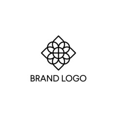 flower logo vector design vector template