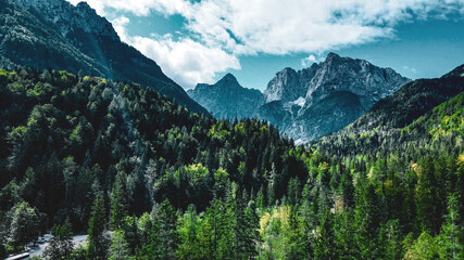 Green Forested Mountain Valley © ANITEK MEDIA 