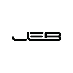 JEB Letter Initial Logo Design Template Vector Illustration © makrufi