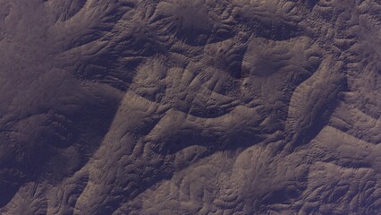 Fototapeta premium 3d render of abstract planet surface with high detailed relief
