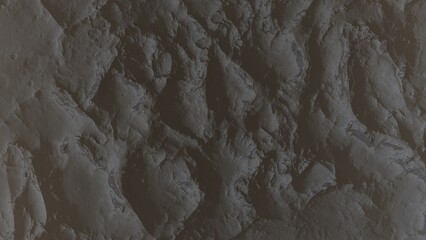 3d render of abstract planet surface with high detailed relief