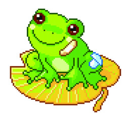 frog pixel