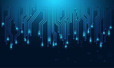 background line diagrame technology and navy background h also call blue futuristic technology network system working.Network working.