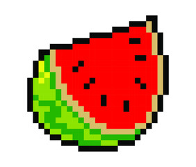watermelon pixel art.