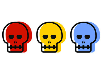 human skull and bulb