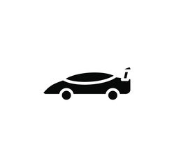 Car, Automobile, Transportation Solid Icon, Vector, Illustration, Logo Template. Suitable For Many Purposes.
