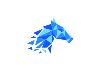 Abstract Horse Logo