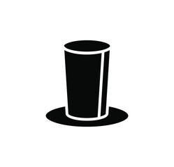 Hat, Accessory, Fashion Solid Icon, Vector, Illustration, Logo Template. Suitable For Many Purposes.