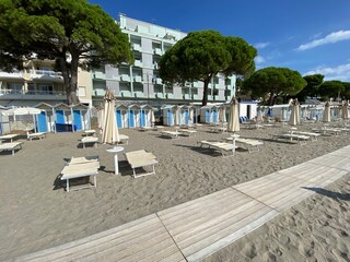 Grado Lagune Bucht Friaul-Julisch Venetien Italien Strand