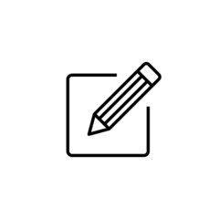Edit icon. edit document sign and symbol. edit text icon. pencil. sign up