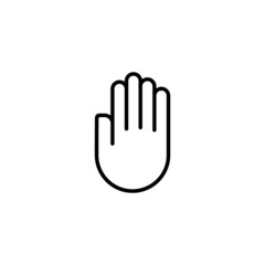Hand icon. hand sign and symbol. hand gesture