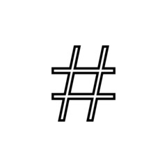 Hashtag icon. hashtag sign and symbol