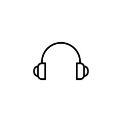 Headphone icon. Headset sign and symbol