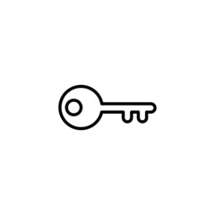 Key icon. Key sign and symbol.