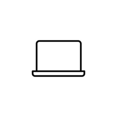 Laptop icon. computer sign and symbol