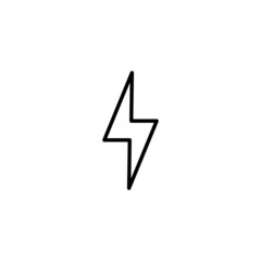 Lightning icon. electric sign and symbol. power icon. energy sign