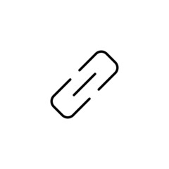 Link icon. Hyperlink chain sign and symbol