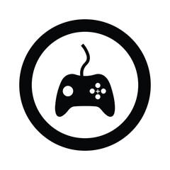 Obraz premium Game joystick or controller icon