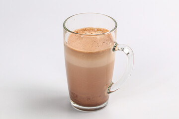 Hot sweet and tasty chocolate drink