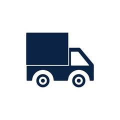 Van delivery transport or truck icon