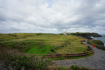 a wonderful landscape with fence