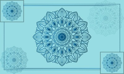 Stylish Mandala Pattern Design Illustration
