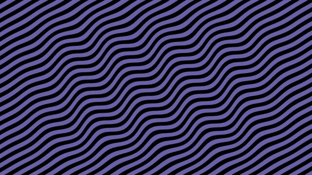 Very pery striped waves 2d animation. Rippling stripes