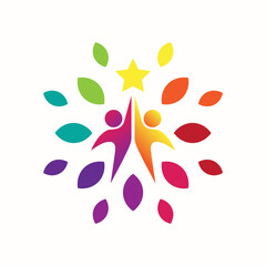 Children star logo design