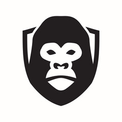 Ape logo black and white