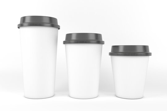3 Sizes Coffee Cup 
