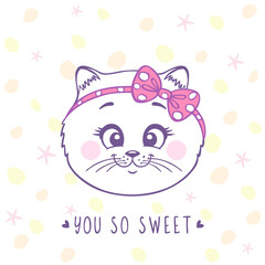 Obraz na płótnie Canvas kitten sweet