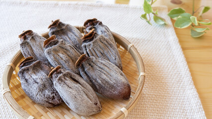 日本の干し柿。