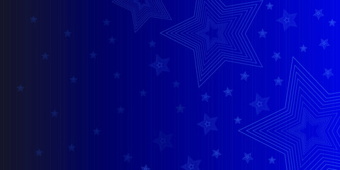 Obraz premium Beautiful blue color abstract star geometrical background You can use for ad, poster, Abstract background dark blue with modern corporate concept