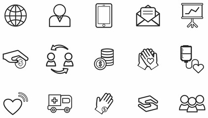 Modern Creative icon design for all types business and company