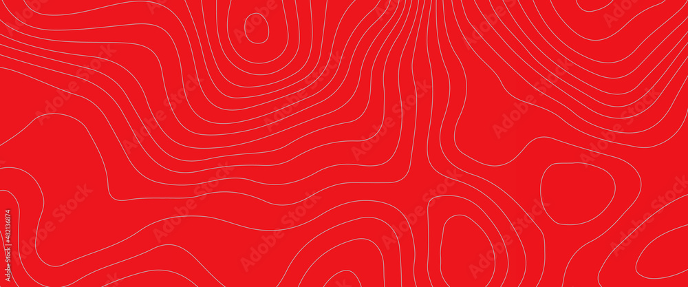 Poster map line of topography. vector abstract topographic map concept with space for your copy, ark backgr