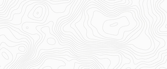 topographic line contour map background, Topographic map and landscape terrain texture grid, Abstract lines background. Contour maps. Vector illustration.