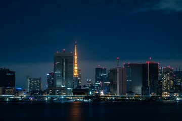 Fototapeta na wymiar 豊洲夜景４