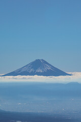 美しい冬山の風景